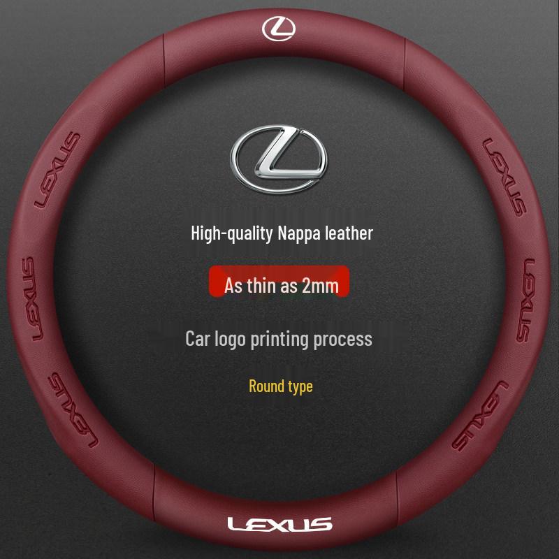 Lexus ES/RX/NX/UX Suede & Leather Steering Wheel Cover