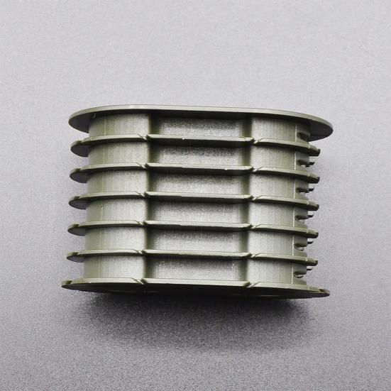 Fishing Line Storage Holder with 6 Line Slots Fishing Leader Keeper with Rigging Spools to Keep Snells And Rigs Organized