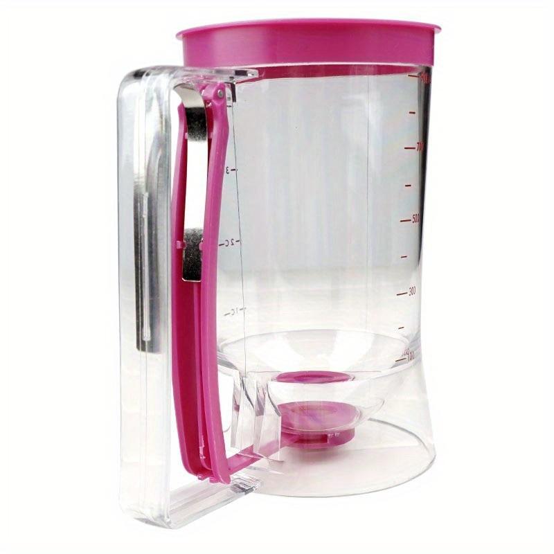 

1 Pcs 900ml Batter Dispenser Hand-held Graduated Funnel Pastry Dough Dispensador For Pancake Cupcakes Cake фіолетовий