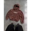 Unisex Übergroßer Kapuzenpullover Streetwear Lockerer Schnitt Geometrischer Print Langarm Pullover Winter