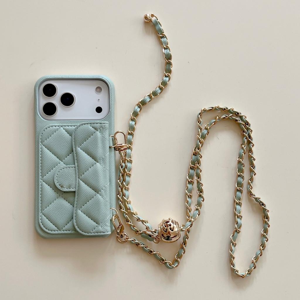 With Clogo Luxury Crossbody Phone Case for Apple IPhone 13 14 15 16 17 Pro Max Card Holder Wallet Adjustable Lanyard Shoulder Strap Leather