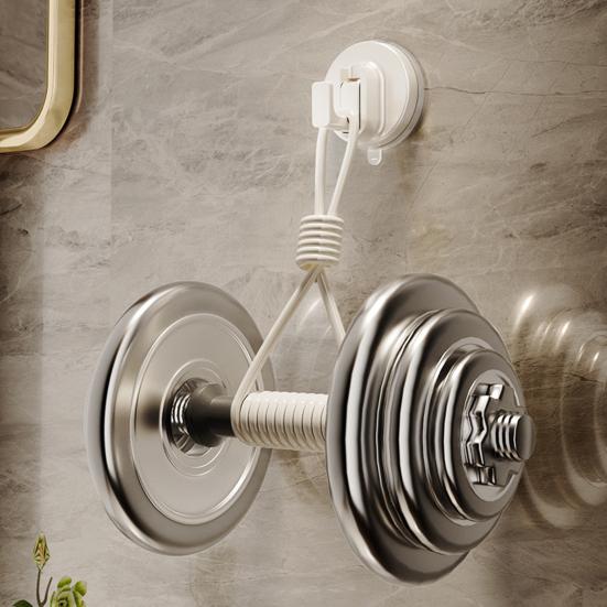 Suction Cup Hook No Drill Installation Clothes Hanger Front Door Wreath Hanger Bathroom Hook for Shower Towel Christmas Thanksgiving Garland