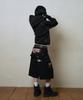 Lujeoseukeulleob Lc Logo Applique Bermuda Cotton Pants Black