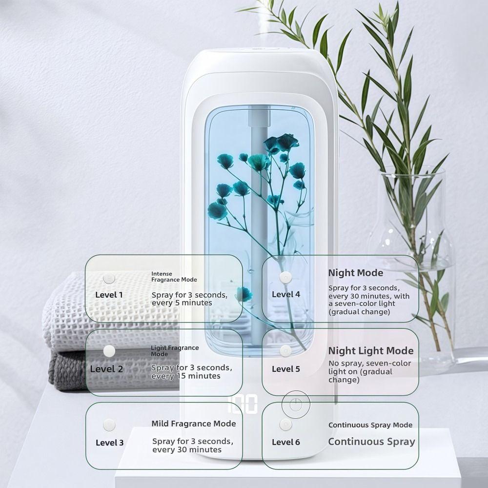 Automatic Deodorizing Aromatherapy Machine Colored Lights Deodorizing Humidifier  Home