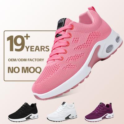 Damenschuhe mit weichen Sohlen, die die Füße nicht ermüden. Sommerliche Freizeitschuhe mit dicker Sohle, Übergröße, luftgepolsterte Sportschuhe