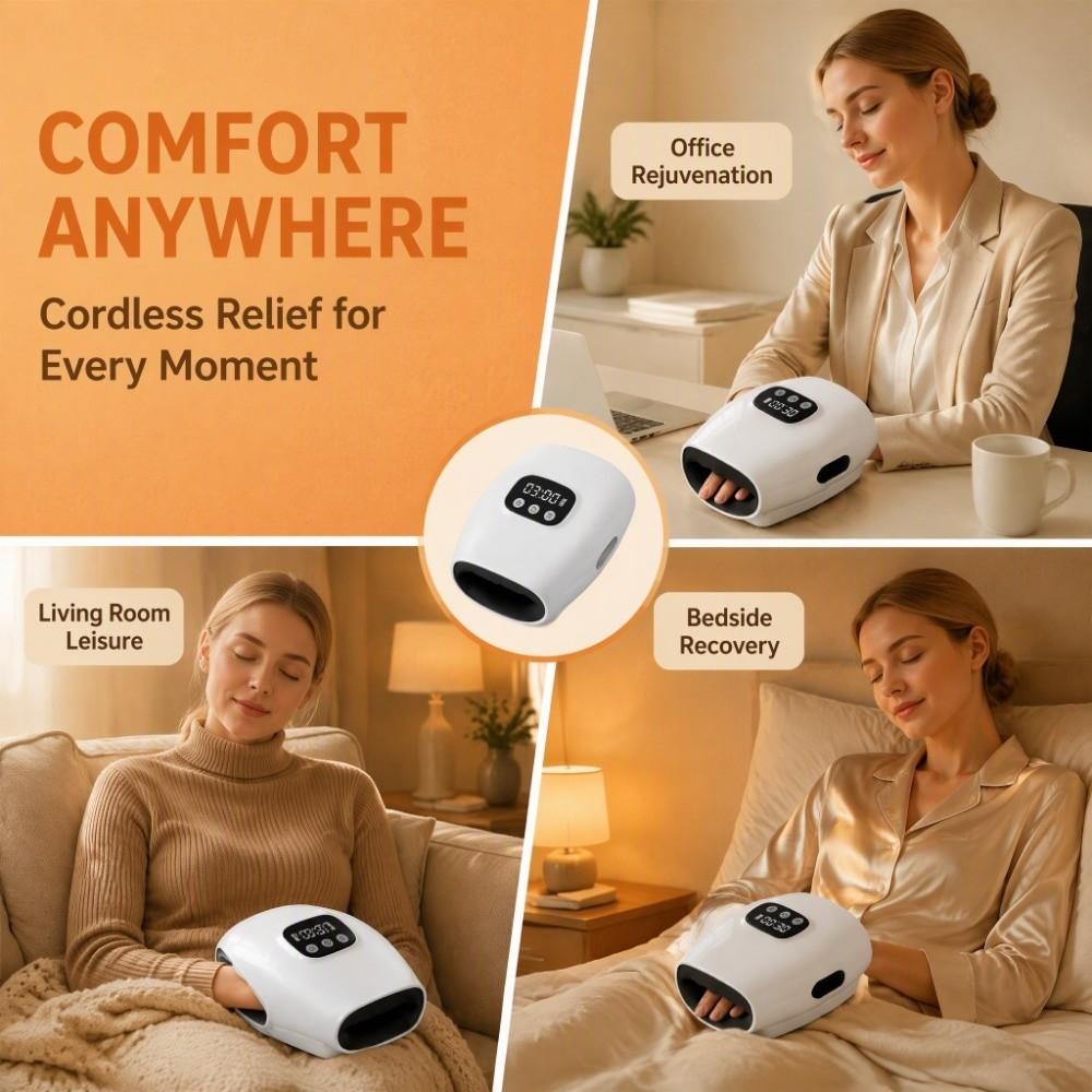 Comfortable Electric Hand Massager Smart Hand Massage Machine for Fingers and Hands