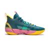 Li Ning BadFive 4 Dämpfend Abriebfest Atmungsaktiv Mittelhoch Basketballschuhe Herren Grün ABFU015-10