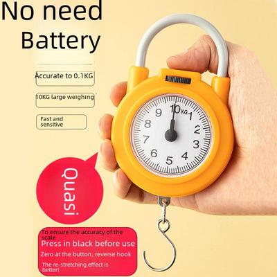 Compact High-Precision Kitchen Scale with Hook - Portable and Convenient for Home Use