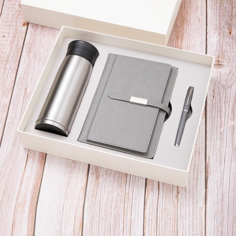 Business Gift Set Vacuum Flask Notebook USB Drive Practical Office Corporate Souvenirs
