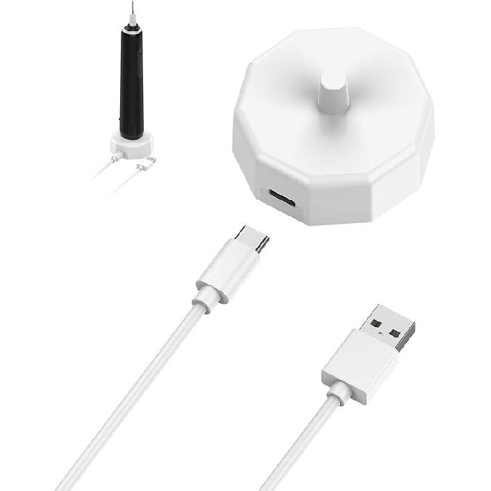 

for Oral B Electric Toothbrush Replacement Charger,USB Type-C Charger Stand Base fit Most Oral B Braun Toothbrush,Model 3757 Charger,Waterproof белый