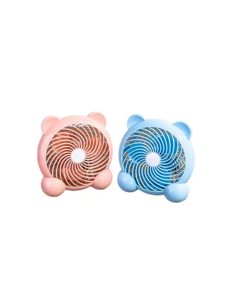 New 7inch Cartoon USB Silent Electric Fan Desktop Small Fan Office Computer Plastic Fan Mini Fan