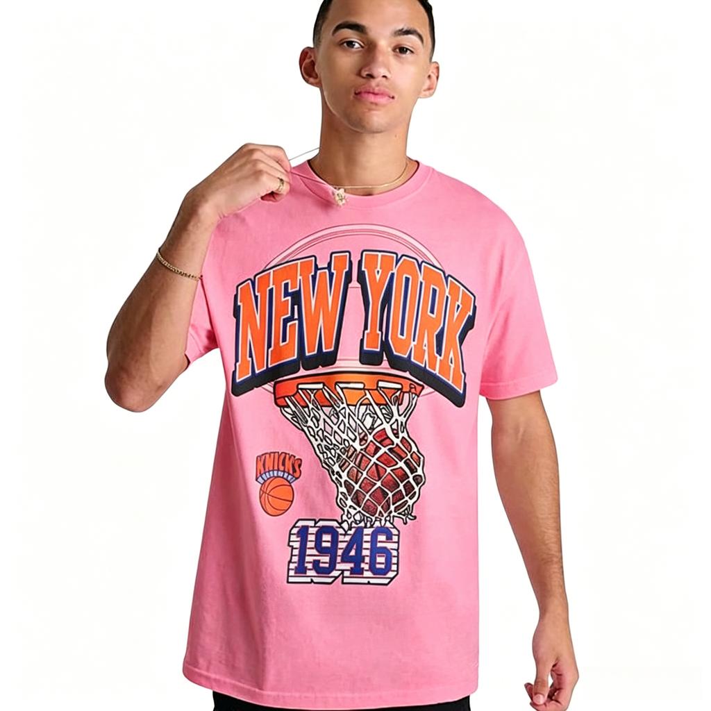 New York Knicks 1946 Maglietta Maglia da Basket 2026 Estate Nuova Unisex 100% Cotone T-shirt alla Moda Unisex Streetwear T-shirt da Basket