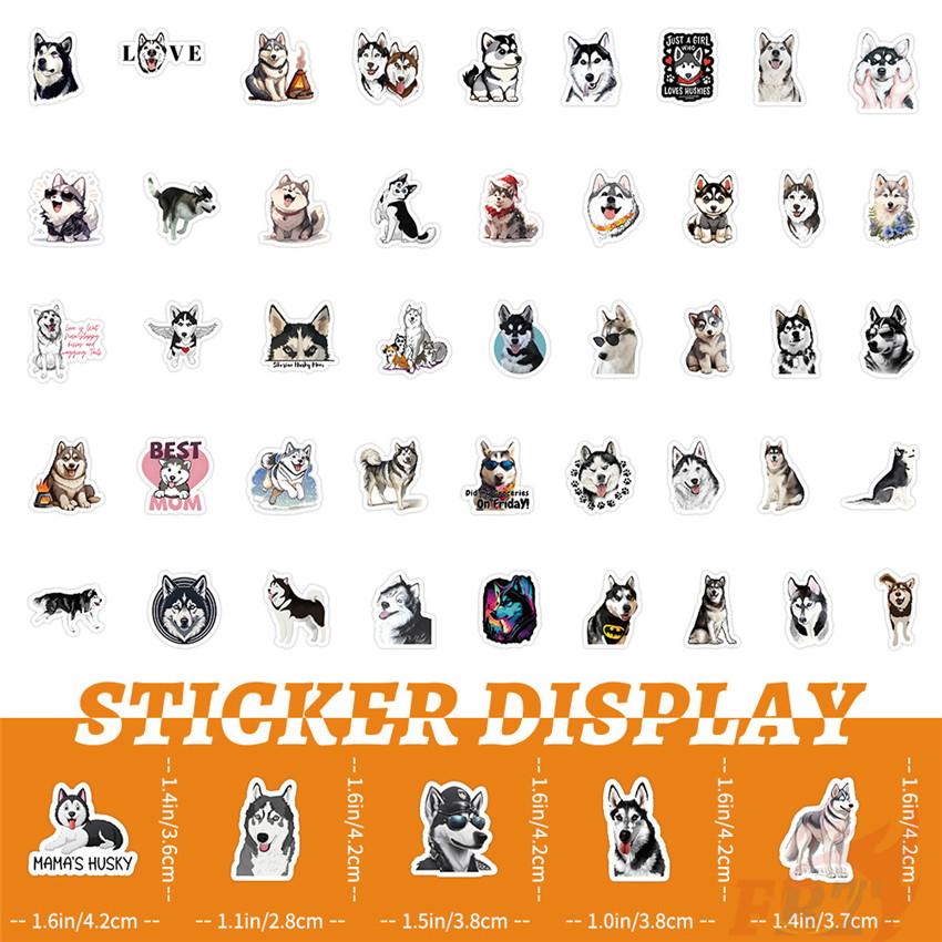 100Pcs/Set Husky Mini Pets Dogs Stickers DIY Fashion Decals Stickers