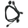 2PCS L+R Tail Lamp Light Wiring Harness For GMC Sierra 1500 2016-2019