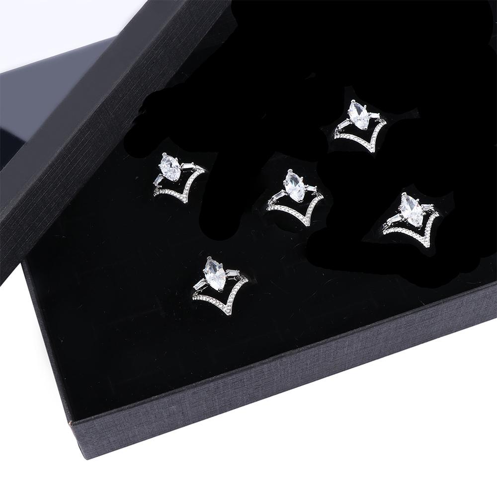 Window New Velvet Earring Holder 36 Slots Cufflinks Display Case Storage Ring Box Organizer Tray