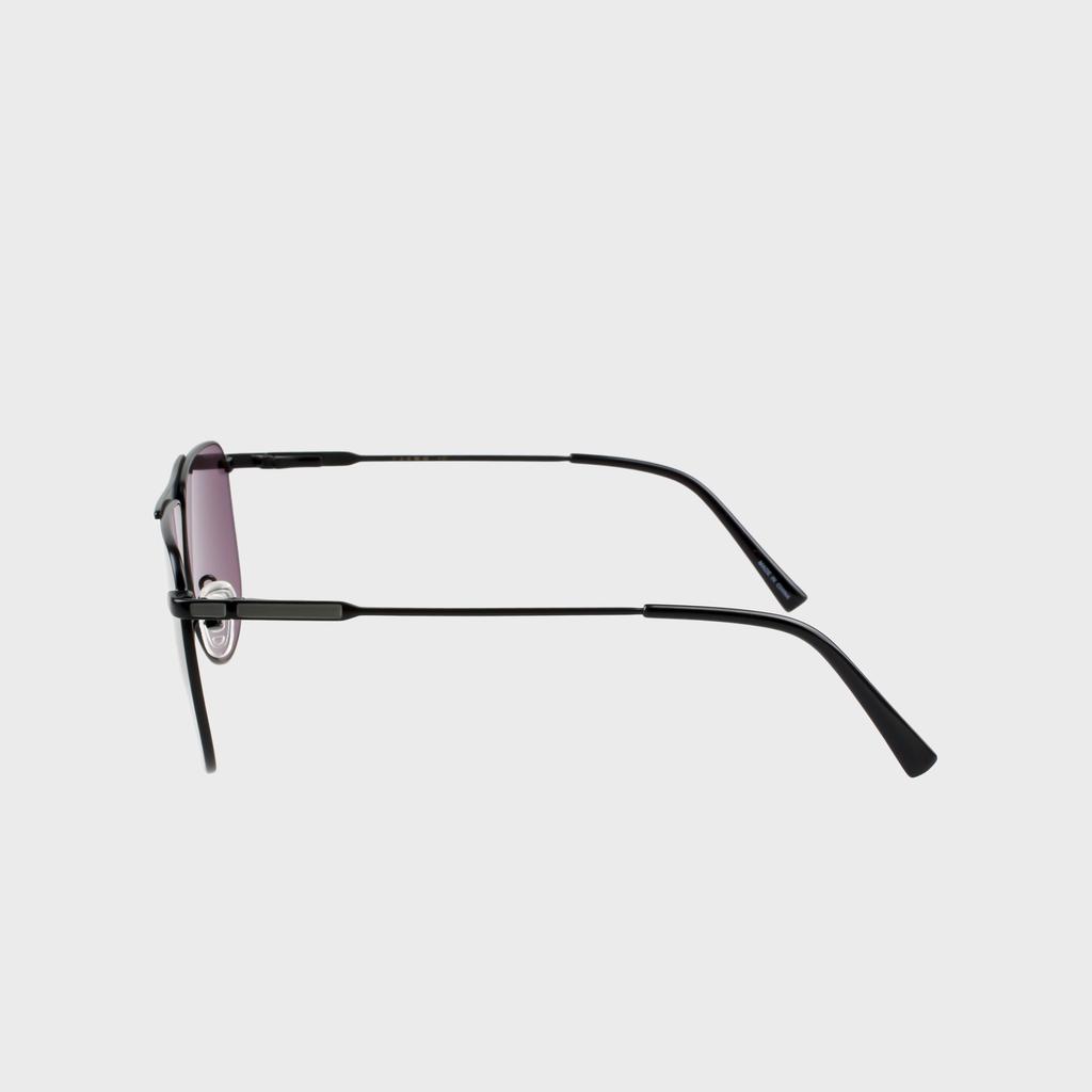Ilsamsaemem Retro Aviator One-Bridge Tint Photochromic Sunglasses Black