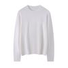 2026 Leka Sha 100% Washable Wool Round Neck Pullover Sweater