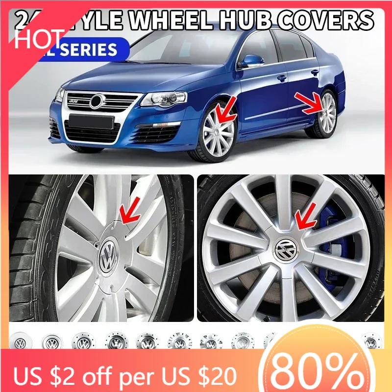 2025 Heiß 4 Stück Auto Logo Radnabenkappe Nabenkappe Emblem für Volkswagen VW 3B0601149 1J0601149B C546K164 3B601149 C1043K154 3BD6