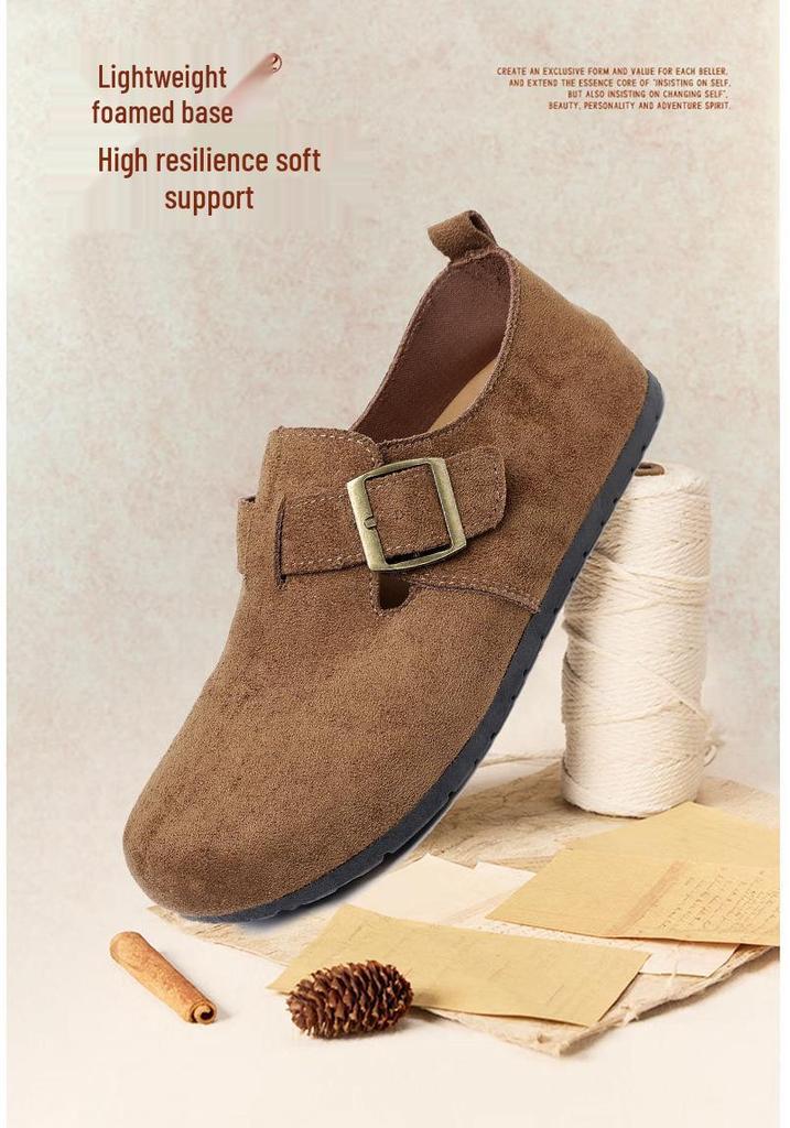 Birkenstock Women's 2026 Retro Slip-On Casual Shoes - Stylish, Versatile, Soft Sole, Comfortable Flats
