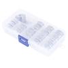 36pcs Metal Bobbins Sewing Machine Bobbin Set Aluminium Silver Sewing Machine Bobbin Plastic Storage Box
