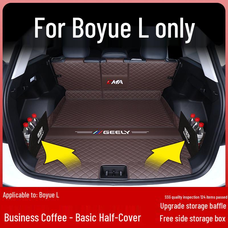 Geely Boyue L 2024 Trunk Mat - Full Coverage Tail Box Interior Decor Fán