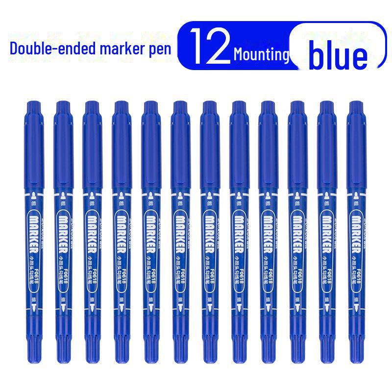 Children's Double-Headed Permanent Marker and Oil Pen Set