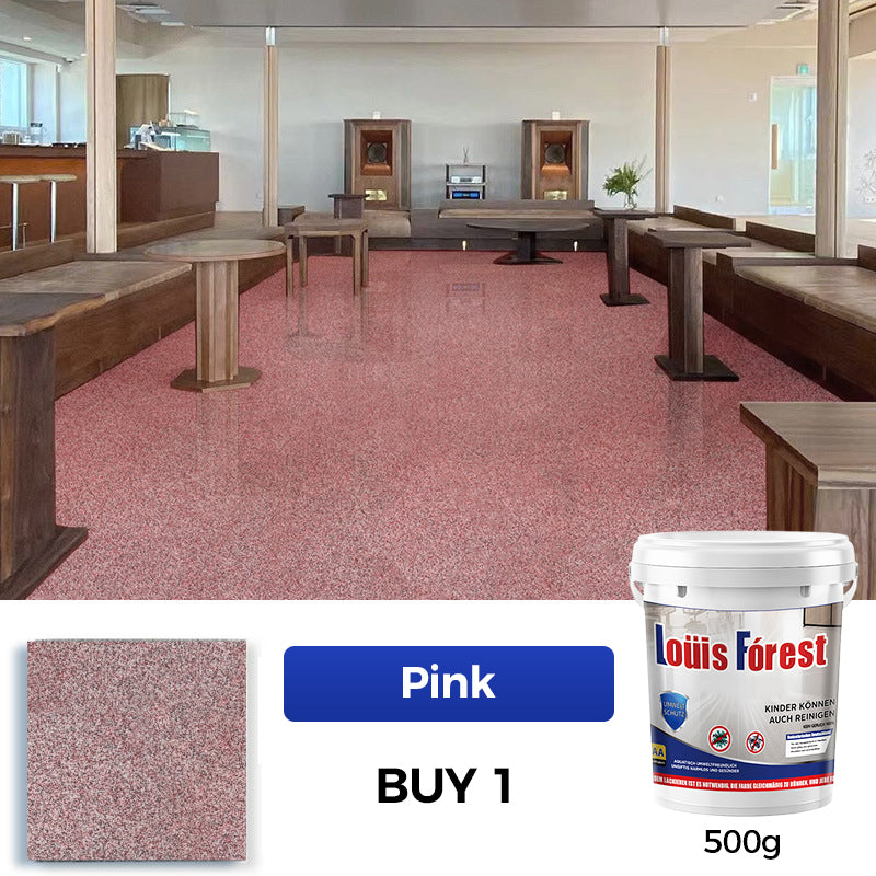 High-Gloss Marble Effect Epoxy Floor Coating Marble Garage Paint Waterproof Floor Paint Waterproof Water-Based Epoxy Coating