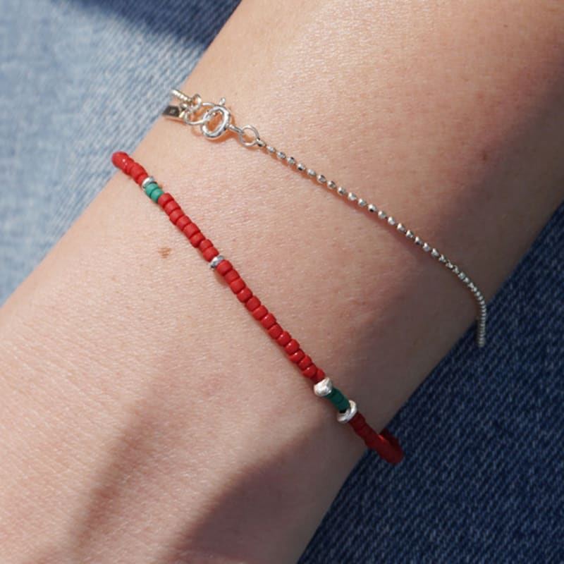 OURPIERRE [SILVER 925] VINTAGE ROSE BRACELET