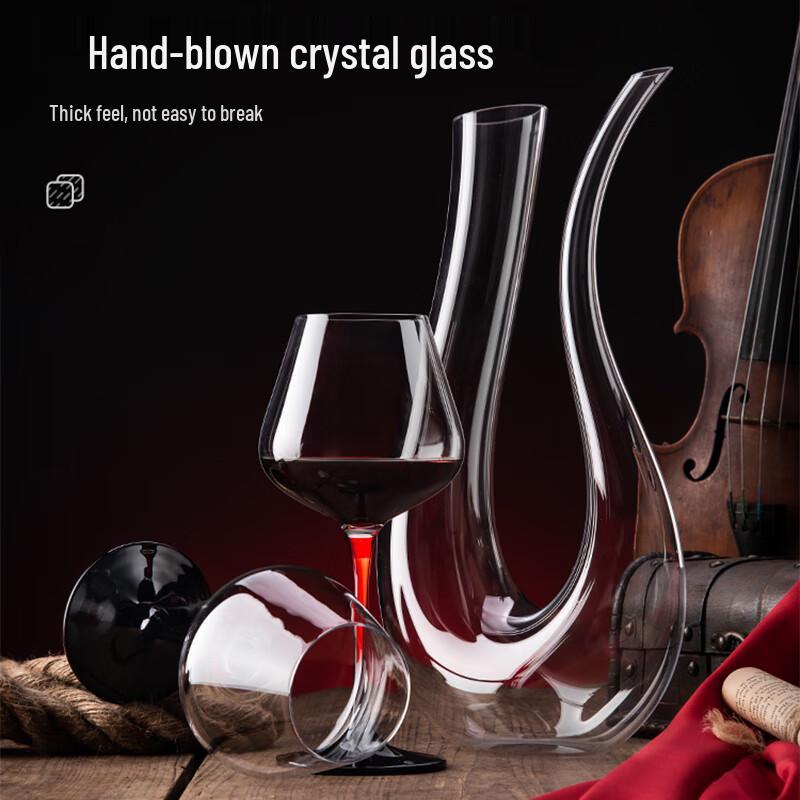 FANKAQI Crystal Red Wine Glass & Decanter Gift Sets
