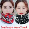 Men's Thermal Multifunctional Neck Gaiter: Windproof, Thickened Headscarf and Face Mask for Outdoor Cycling.