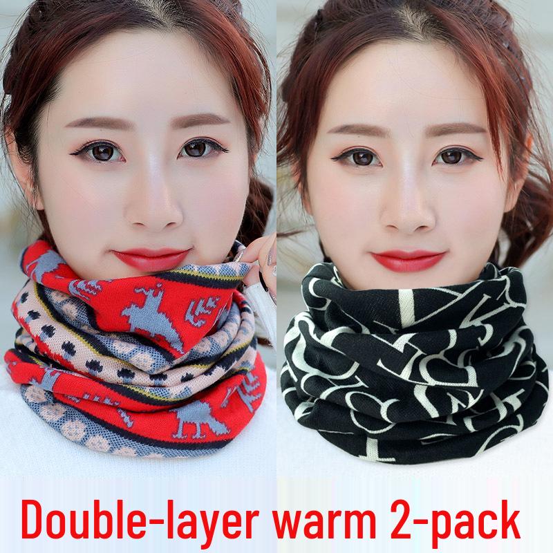 Men's Thermal Multifunctional Neck Gaiter: Windproof, Thickened Headscarf and Face Mask for Outdoor Cycling.