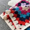 Böhmischer Strickschal Pullover Hohl-Spitzenärmel Häkel-Stickerei Design Lockerer Cardigan Mantel