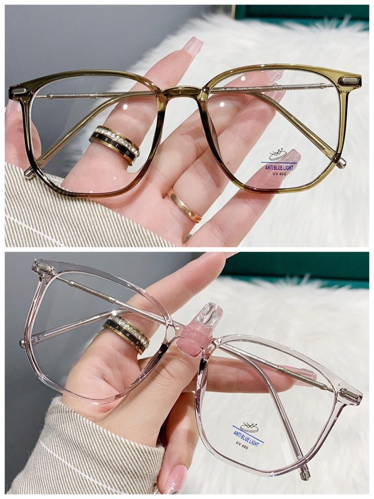 

2pcs Anti Blue Light Glasses Anti Radiation glasses Eyeglasses Vintage Glasses Computer For Women/Men Fashion