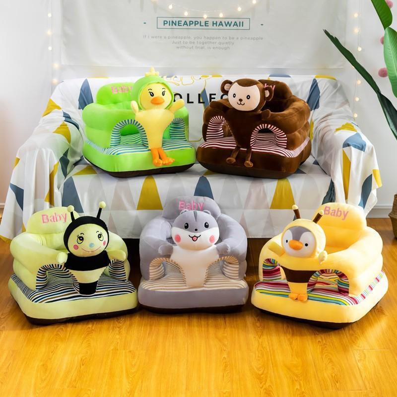 Toddler Anti-Fall Cartoon Couch Baby Learning to Sit Artifact plus-Sized Thickening Tatami