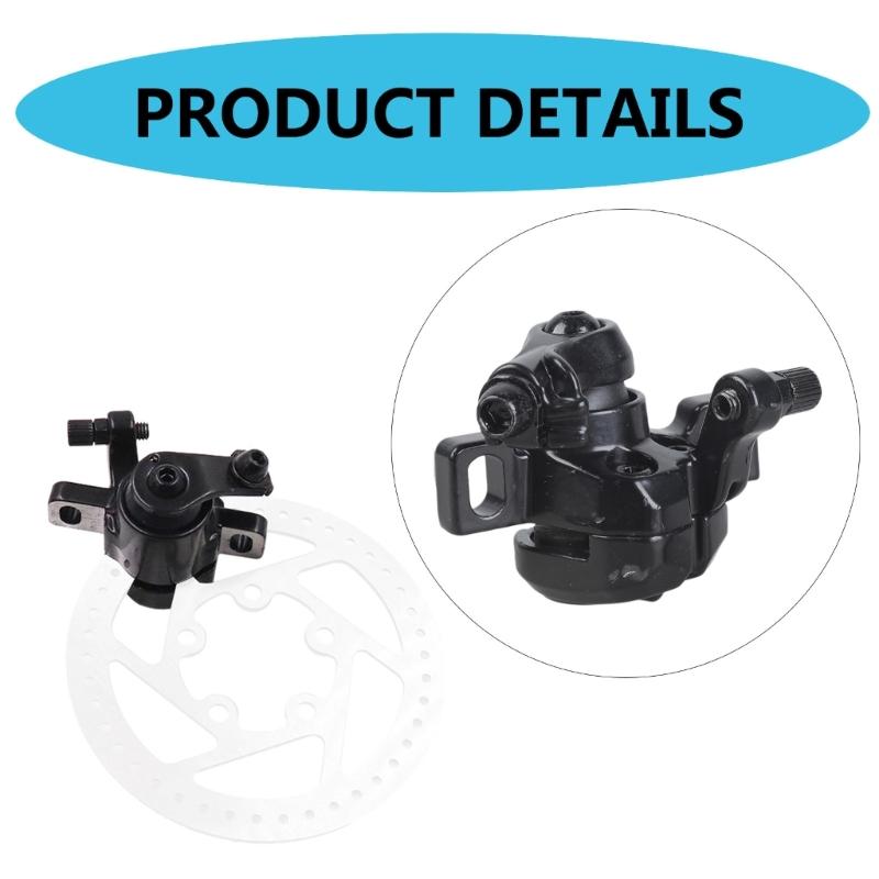 Electric Scooter Rear Brake Caliper Replacement Rear Wheel Disc Brake Left Side Aluminum Alloys Disc Brake Caliper