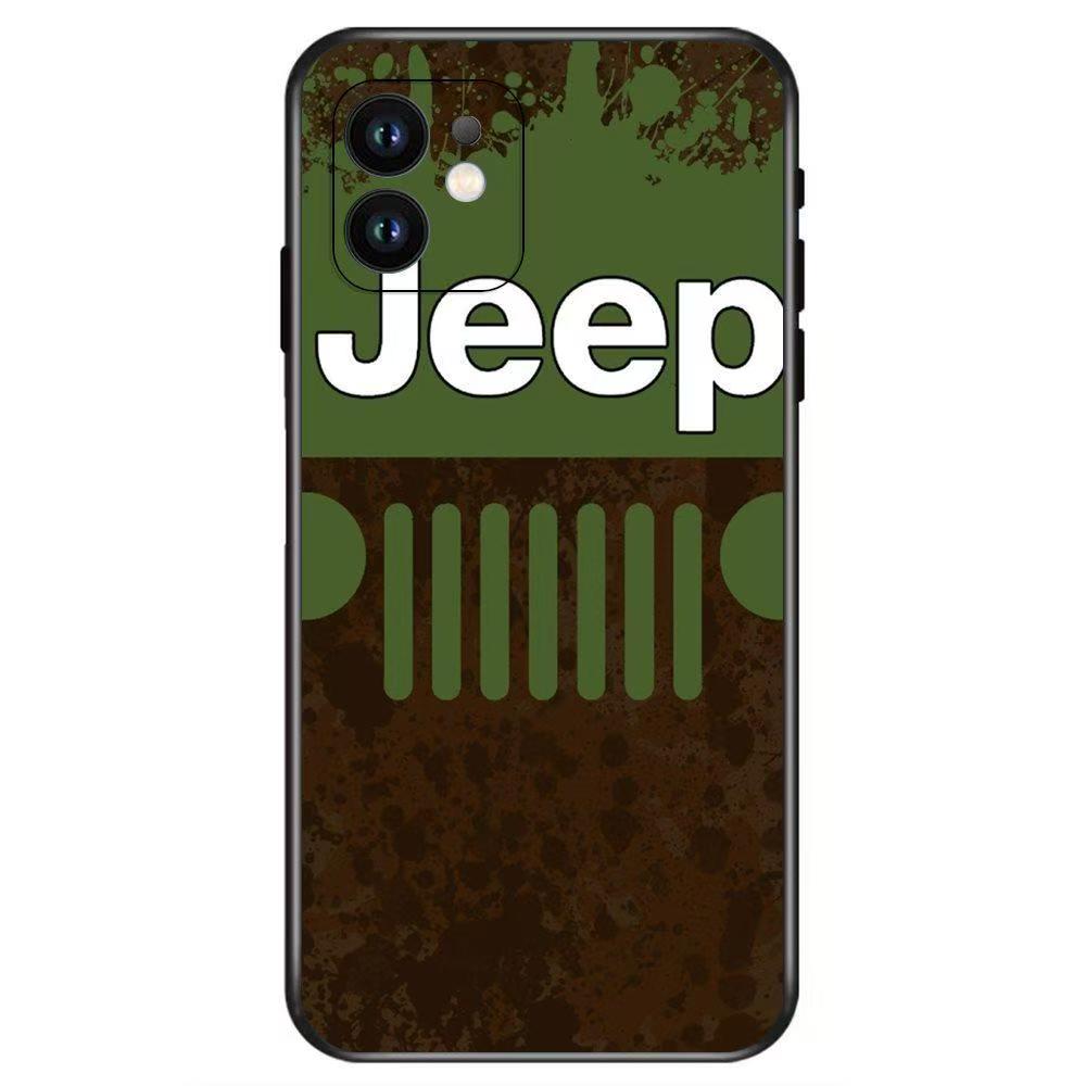 Ysmd8 Soft TPU Phone Case For jEEP For iPhone 16 15 14 13 12 Pro Official Apple Cover for iPhone 16 Plus 12 13 14 15 16 17 Pro Max