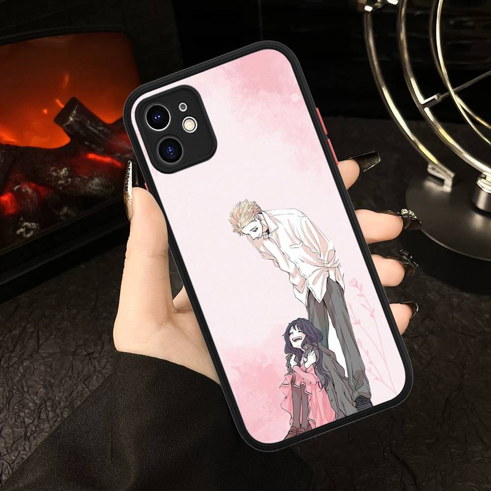 Anime Cute Kaoruko And Rintarou Phone Case For iPhone 16e 16 15 14 13 12 11 Pro Max X XS Max Plus Matte Clear
