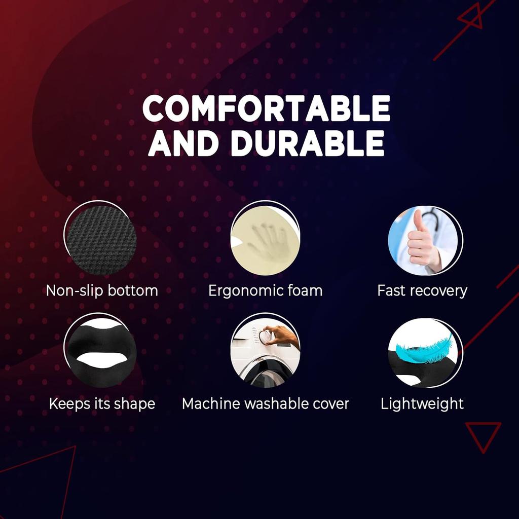 Donut Pillow Seat Cushion Orthopedic Design| Tailbone & Coccyx Memory Foam Pillow | Relieve Pain and Pressure for Hemorrhoid, Pregnancy Post Natal,