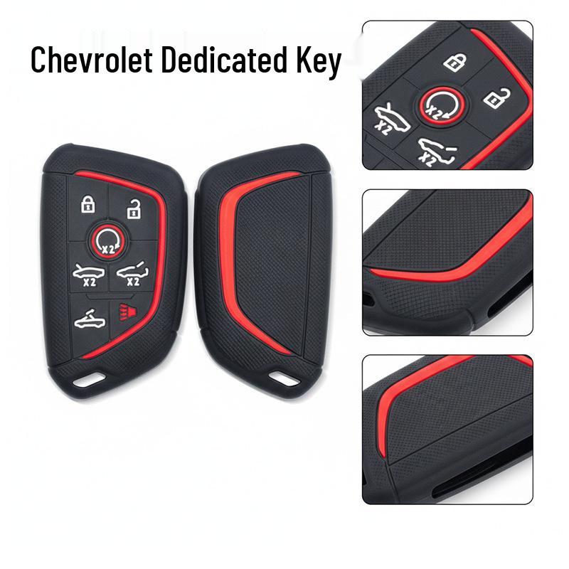 Silicone Key Cover for Chevrolet Cruze, Malibu, Corvette ZR1, Z06