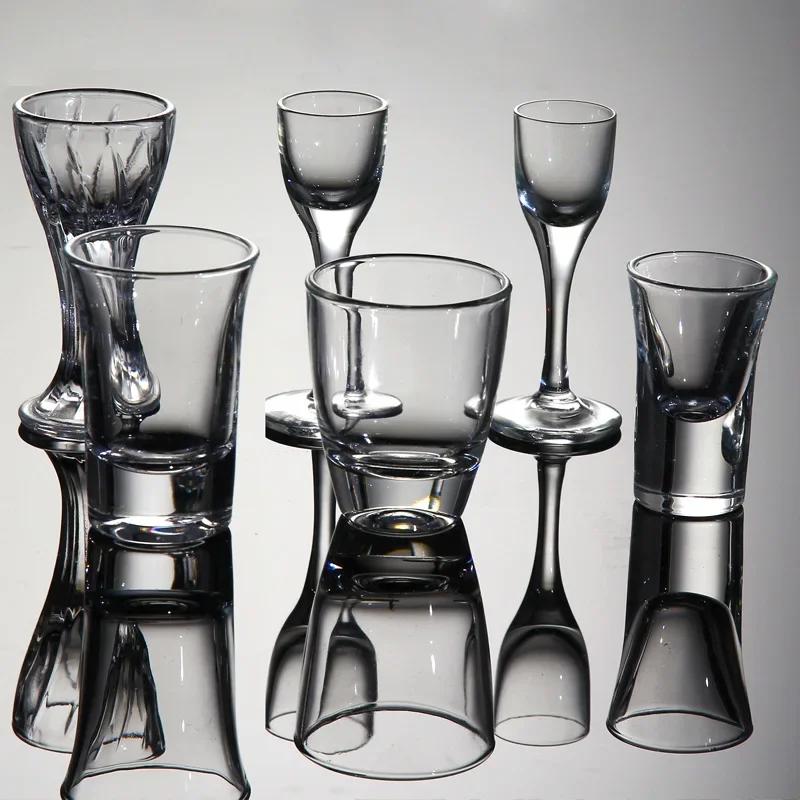 2/6/PCS Crystal Cup Shot Glass Cup Creative Spirits Wine Glass Cup Glasses Party Drinking CharmingThick BottomCup Wine Glass