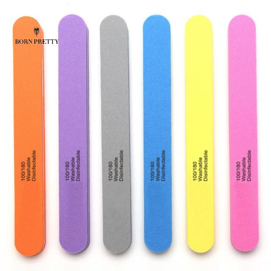 Excellent Nail Art Nails Ornaments File Bright Color Long Lasting Trim Nails