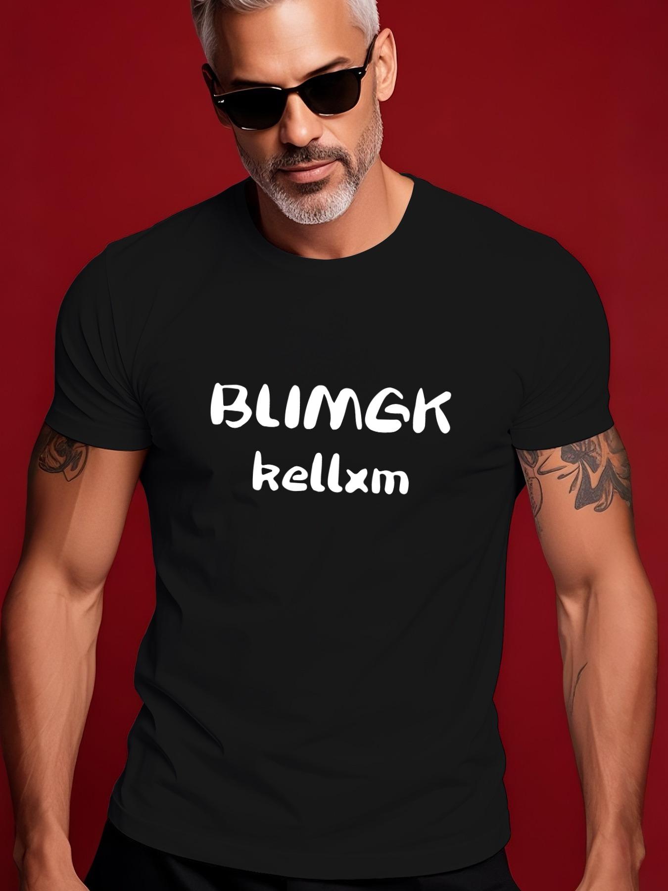 BLIMEK Streetwear Casual Short Sleeve Tshirt - Summer Rou... XXXXL