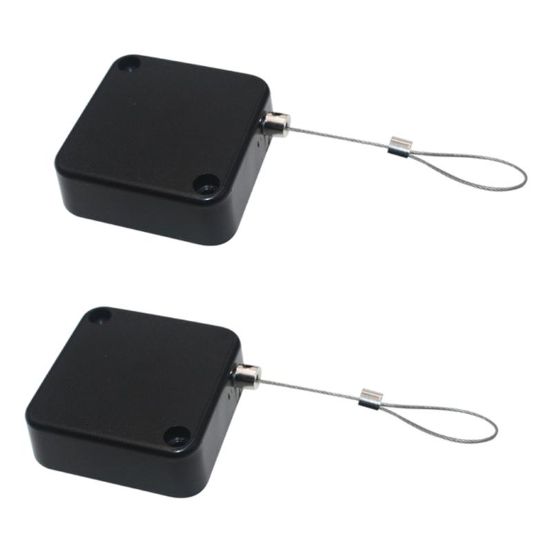 1/2/4Pcs Retractable TV Remote Control Tethers with Adjustable Leashes Secure Remote