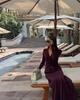 2025 Women's V-Neck Cardigan & Long Dress Set - Autumn/Winter European Style