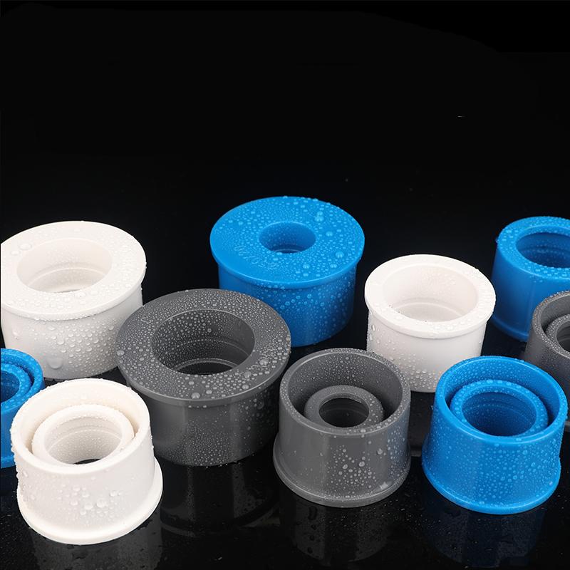 2Pcs/Lot 63/75/90/110mm PVC Pipe Bushing Reducer Connector Water Supply Tube Variable Ring Joints PVC Bushing Connectors