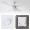 Deckenventilator Verdeckte Montage Geschwindigkeitsregler Stufenlose Einstellung Haushaltsventilator Bedienfeld 86er Typ Ventilator-Geschwindigkeitsregler