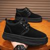 New Men's Shoes Size Winter Warm Shoes Snow Boots for Men Velvet and Thickening Outdoor Non-slip Anti-wear Mens Short Boots