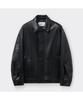 Customellow Black Faux Leather Jacket C9Uam26111Bkx