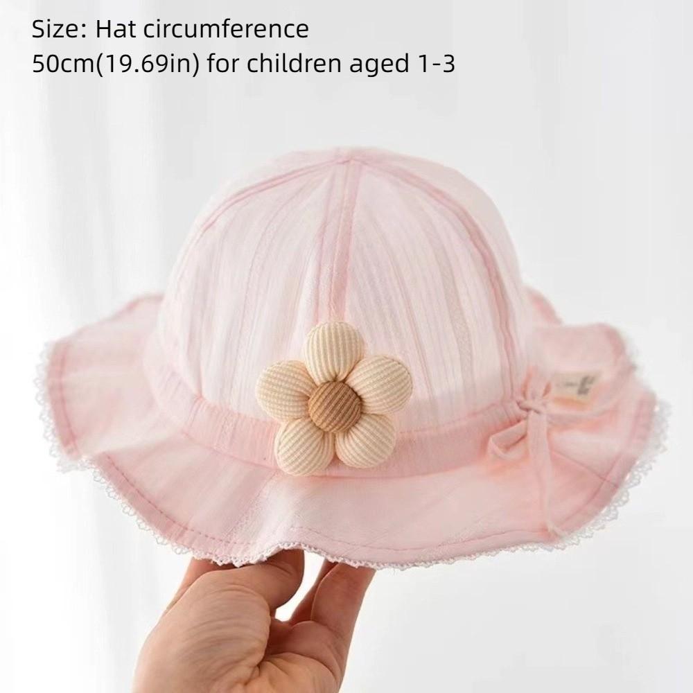 Sun Protection Infants Bonnets Breathable Baby Sun Hat Cute Fisherman Hat  Spring Autumn