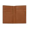 Gucci GG Emblem Logo Fully Printed Flip Closure, Coated Fabric, Card Holder, Men's Style, Beige with Dark Brown